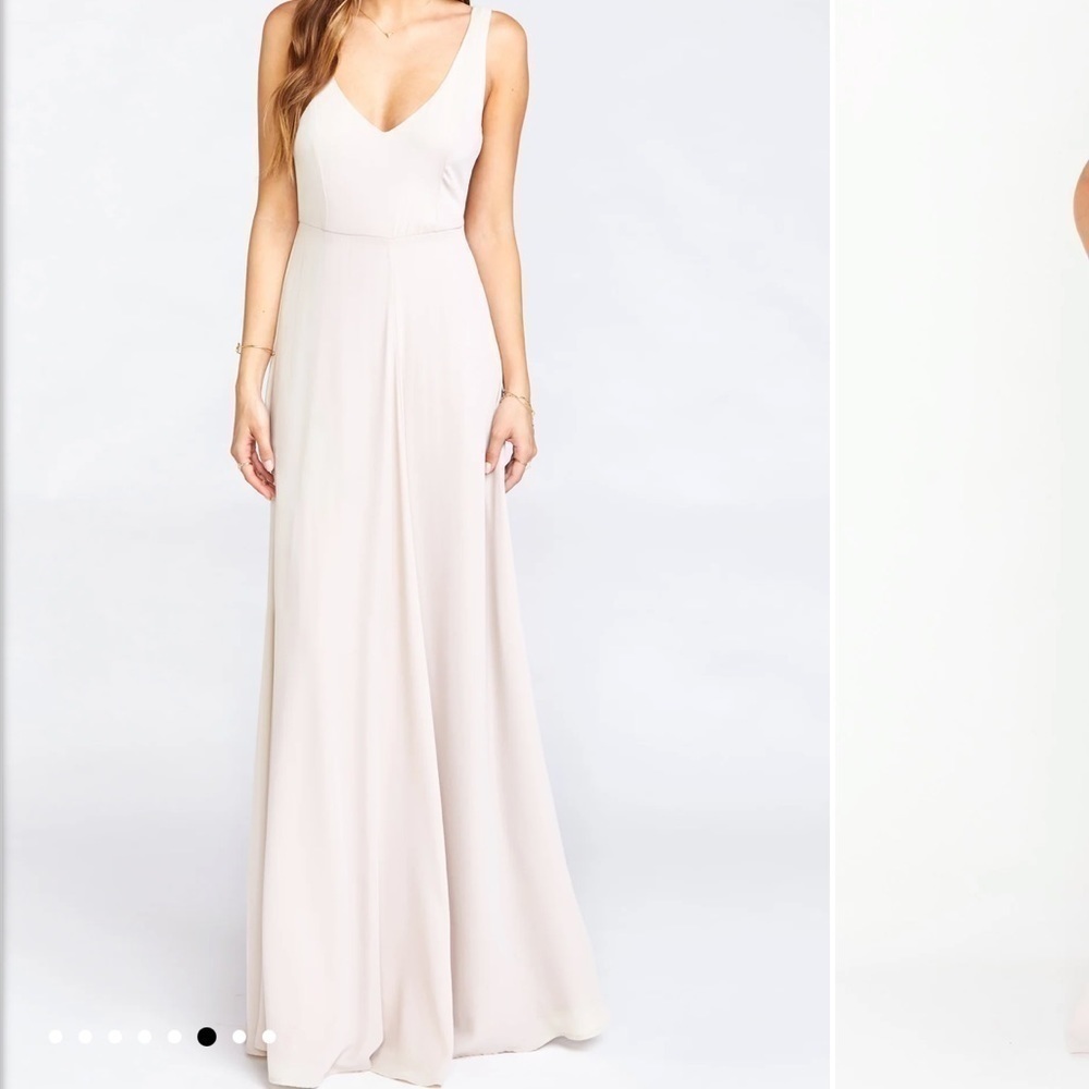 Show Me Your Mumu Jenn Maxi Dress Blush Pink  Size XS